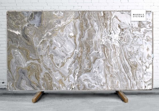 Avalanche Polished Marble Slab Random 1 1/4