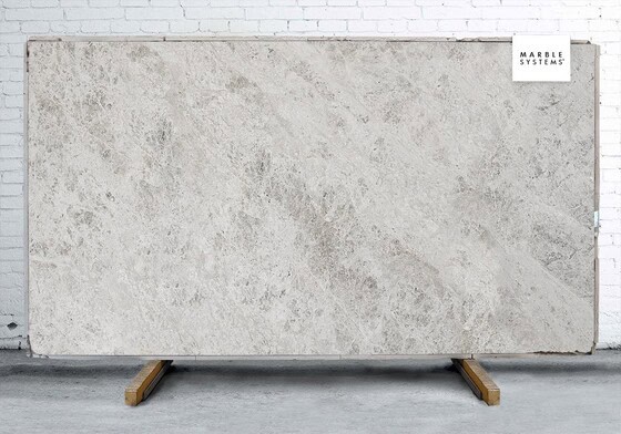 Silver Shadow Polished Marble Slab Random 3/4