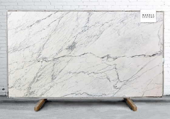 Calacatta Cervaiole Polished Marble Slab Random 1 1/4