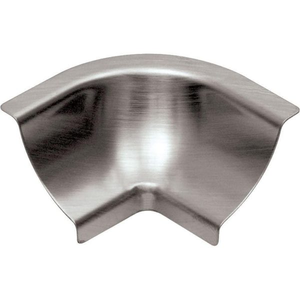 Schluter DILE-EHK Inside Corner 90-Way with 23/32 Inch (18.5 mm) Radius- Stainless Stell (V2)