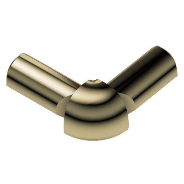 RONDE -LEG OUT CORNER 5/16  ALUM POLISH BRASS