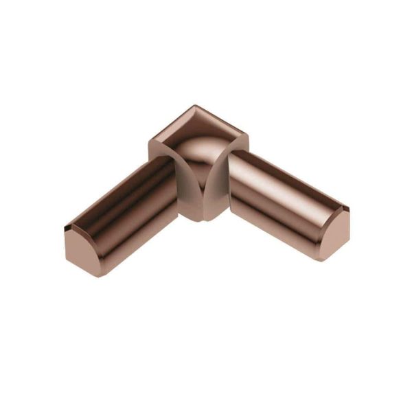 RONDE -LEG IN CORNER 1/2 Inch ALUM POLISH COPPER