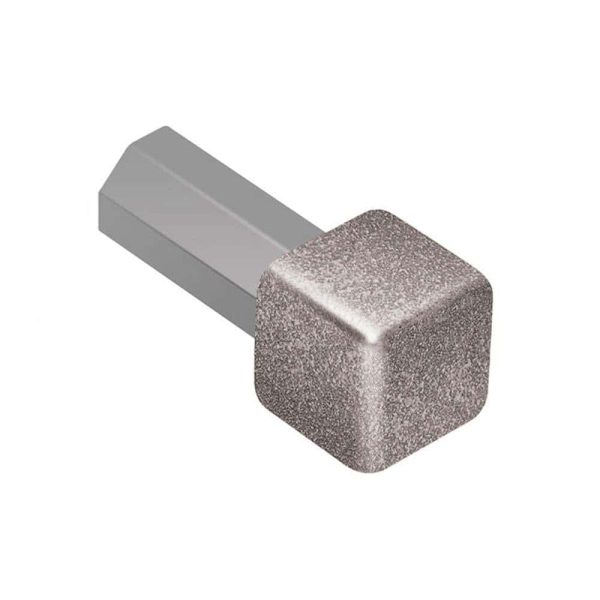 RONDEC IN CORNER 1/2 Inch ALUM STONE GREY