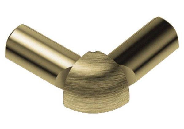 RONDE -LEG OUT CORNER 5/16  ALUM BRUSH BRASS