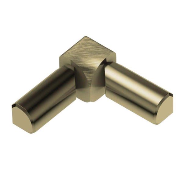 RONDE -LEG IN CORNER 3/8  ALUM BRUSH BRASS