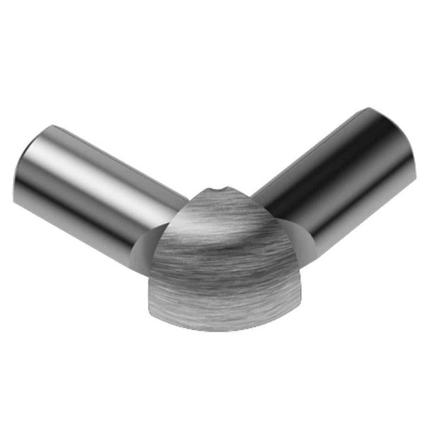 RONDE -LEG OUT CORNER 1/2 Inch ALUM BRUSH CHROME