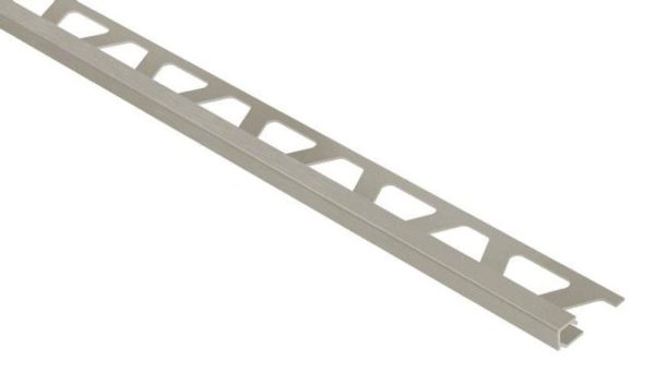 QUADEC SQUARE EDGE TRIM 3/8  ALUM BRUSH NICKEL