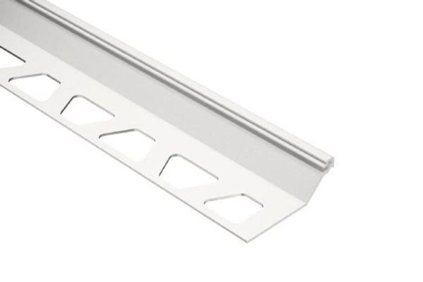 FINE-SQ TRIM 1/2 Inch ALUM MATTE WHITE