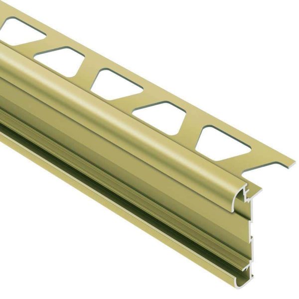 RONDE-CT COUNTER TRIM 5/16  ALUM SATIN BRASS