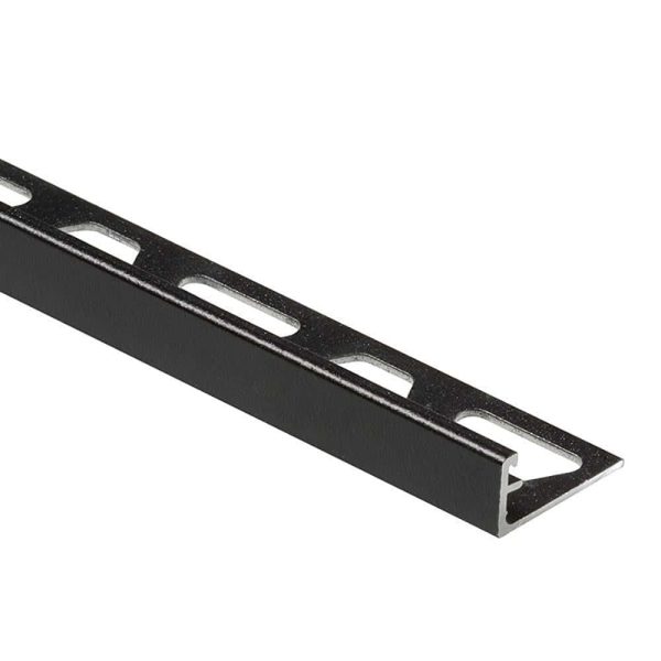 SCHIENE EDGE TRIM 1/2 Inch ALUM MATTE BLK