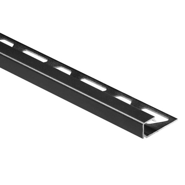 QUADEC SQUARE EDGE TRIM 1/2 Inch ALUM MATTE BLK