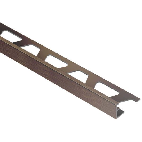 SCHIENE EDGE TRIM 1/2 Inch ALUM ANTQ BRONZE