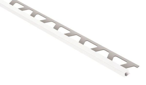 QUADEC SQUARE EDGE TRIM 5/16  ALUM BRIGHT WHITE