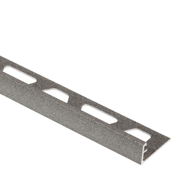 SCHIENE EDGE TRIM 1/2 Inch ALUM STONE GREY