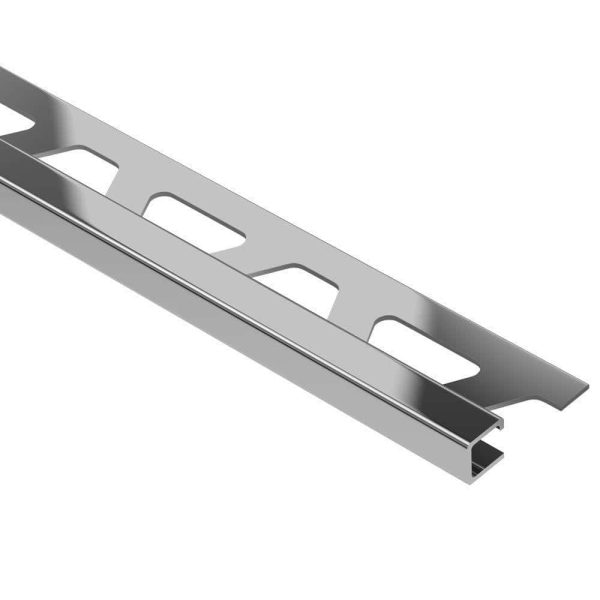 QUADEC SQUARE EDGE TRIM 7/16  STN STEEL