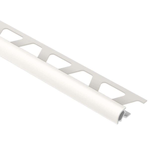 RONDEC BULLNOSE TRIM 1/4  PVC WHITE