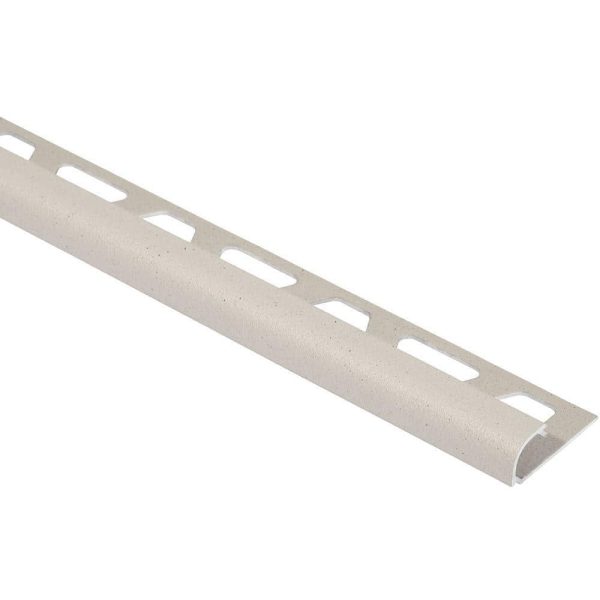 RONDEC BULLNOSE TRIM 3/8  ALUM IVORY