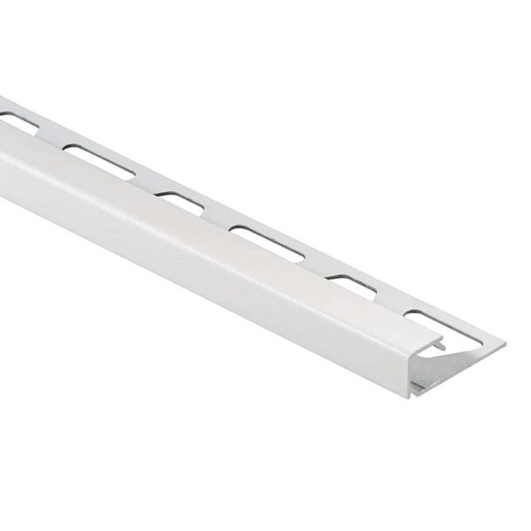 QUADEC SQUARE EDGE TRIM 3/8  ALUM MAT BRIGHT WHITE