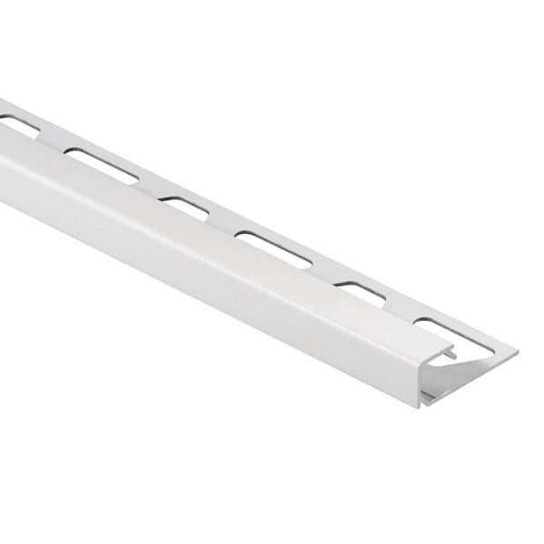 QUADEC SQUARE EDGE TRIM 1/2 Inch ALUM MAT BRIGHT WHITE