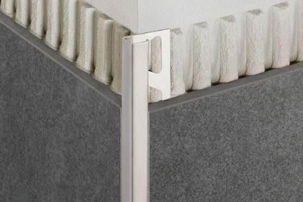 QUADEC SQUARE EDGE TRIM 3/8  ALUM STONE GREY - Image 2