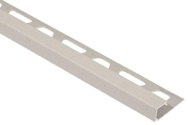 QUADEC SQUARE EDGE TRIM 1/2 Inch ALUM IVORY