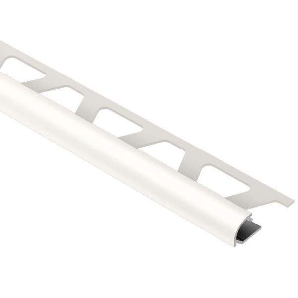 RONDEC BULLNOSE TRIM 1/4  ALUM WHITE