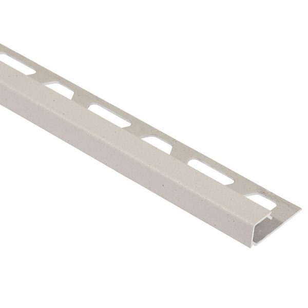 QUADEC SQUARE EDGE TRIM 3/8  ALUM IVORY