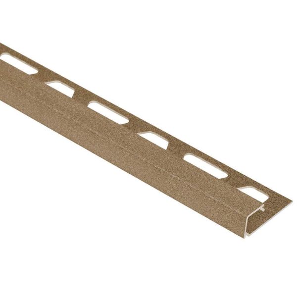 QUADEC SQUARE EDGE TRIM 3/8  ALUM BEIGE