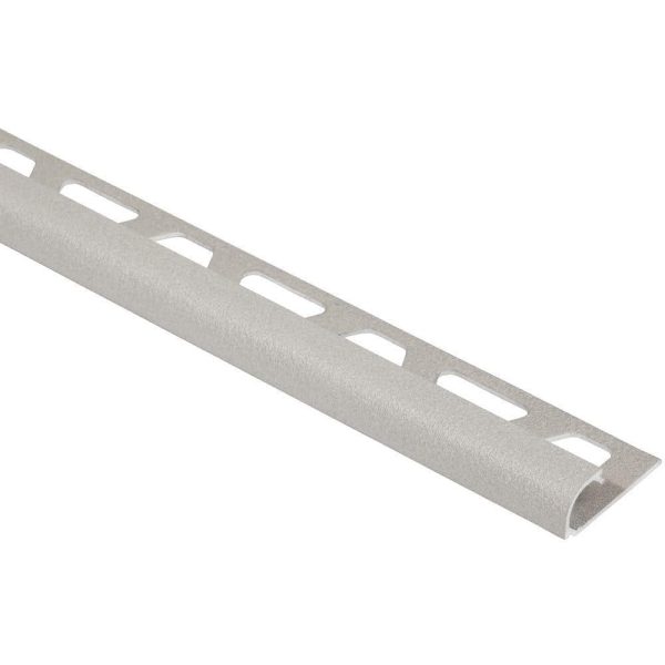 RONDEC BULLNOSE TRIM 1/2 Inch ALUM GREIGE