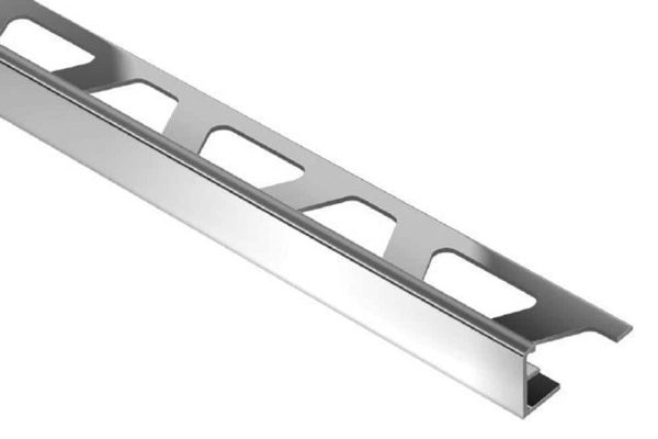 SCHIEN-RADIUS EDGE TRIM 3/8  ALUM POLISH CHROME 10ft