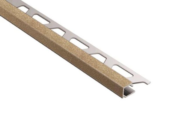 QUADEC SQUARE EDGE TRIM 5/16  ALUM BEIGE 10ft