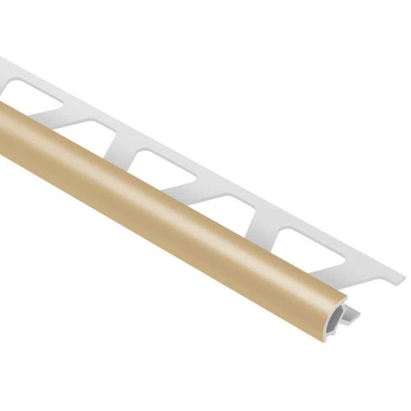 RONDEC BULLNOSE TRIM 1/4  PVC LIGHT BEIGE