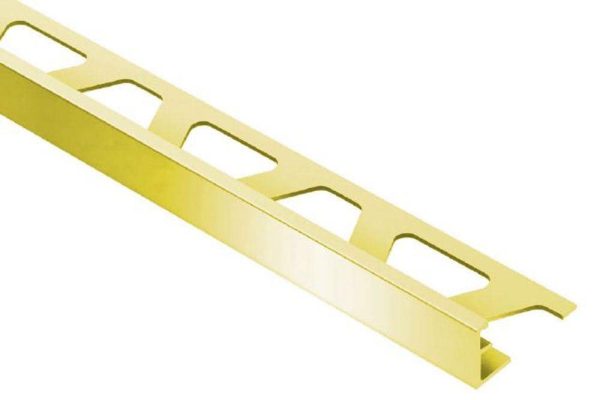 SCHIEN-RADIUS EDGE TRIM 1/2 Inch ALUM POLISH BRASS - Image 6