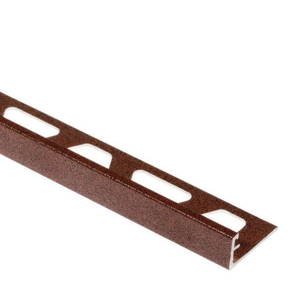 SCHIENE EDGE TRIM 1/2 Inch ALUM RUSTIC BROWN