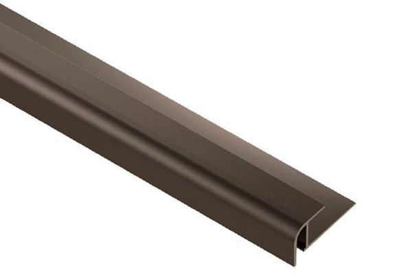 VINPR-RO BULLNOSE 1/4  ALUM BRUSH BRONZE