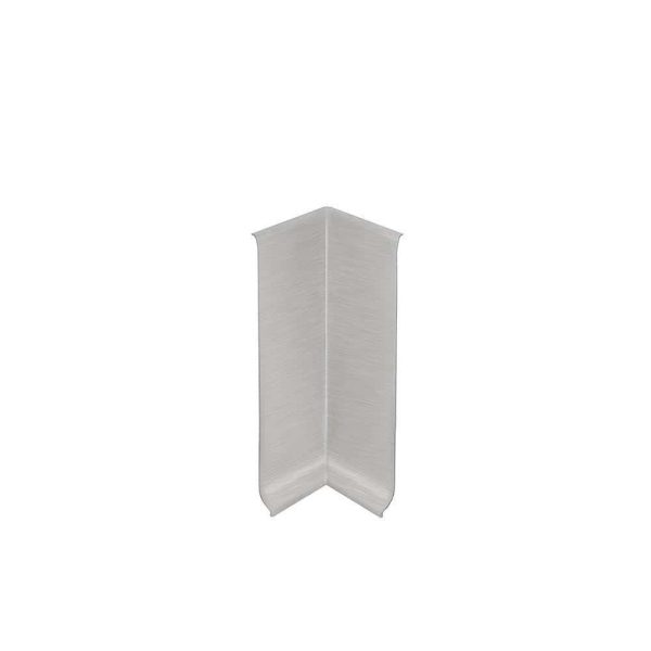 Schluter DESIGNBAS-SL Inside Corner 90- Stainless Steel (V2) Brushe -3/8  (110 mm)