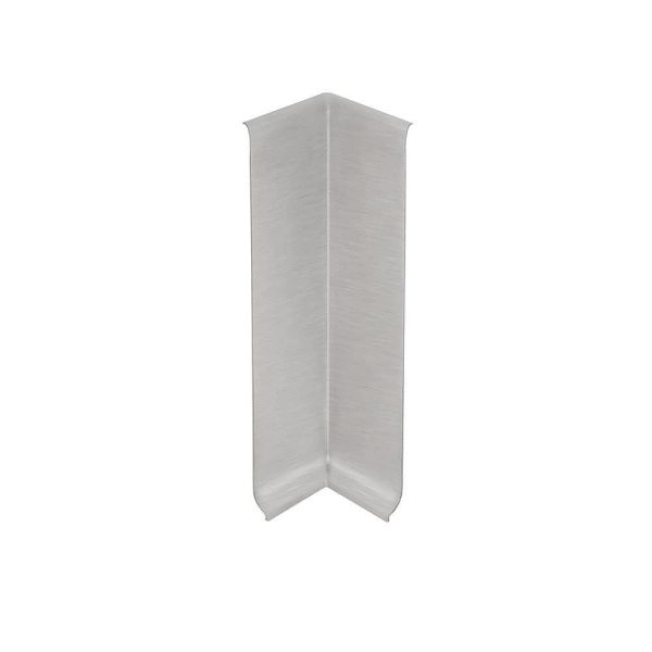 Schluter DESIGNBAS-SL Inside Corner 90- Stainless Steel (V2) Brushe -3/8  (160 mm)