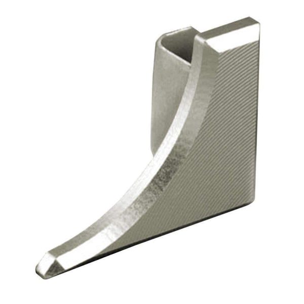 DILE-AHKA END CAP RIGHT ALUM SATIN NICKEL