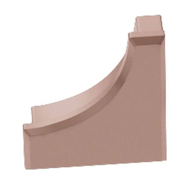 DILE-AHK END CAP ALUM SATIN COPPER