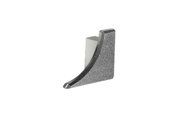 DILE-AHKA END CAP RIGHT ALUM PEWTER