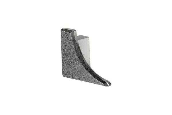 DILE-AHKA END CAP LEFT ALUM STONE GREY