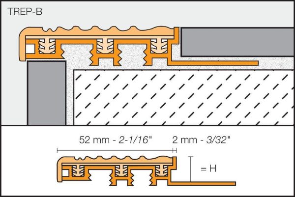 TRE-B 1  ALU -1/8  TREAD NUT BRN 4ft 11 - Image 5