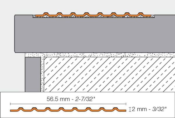 TRE-EFK NO-SLIP STAIR TREAD STN STEEL - Image 3