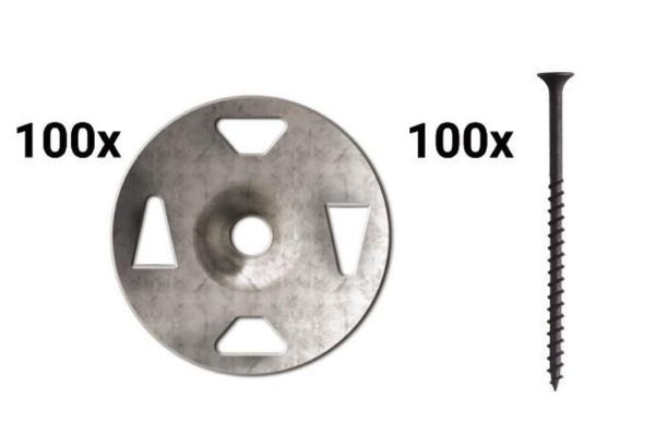 KERD-BOAR -1-5/8" SCREWS (100) + WASHERS (100) - Image 3