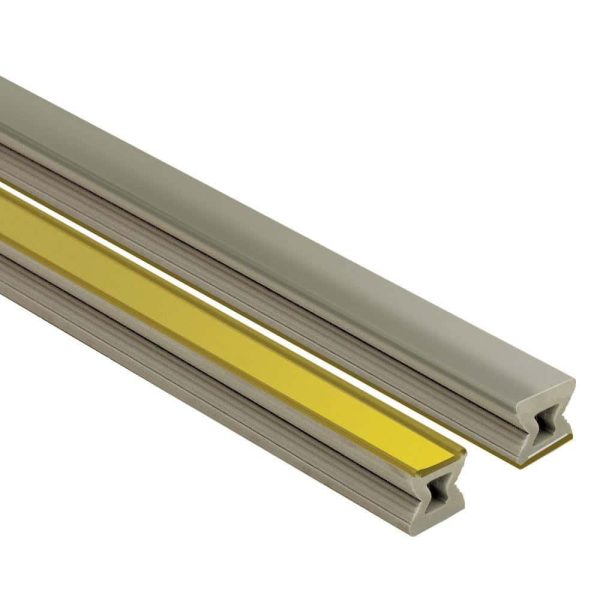 DILE-EZ 9/32 Inch DECO JOINT 1/4  PVC BRASS/GREY