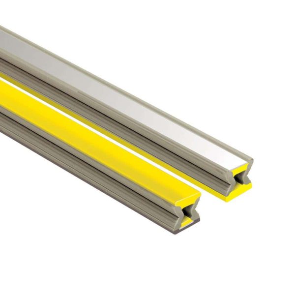 DILE-EZ 9/32 Inch DECO JOINT 1/4  PVC CHROME/YELLOW