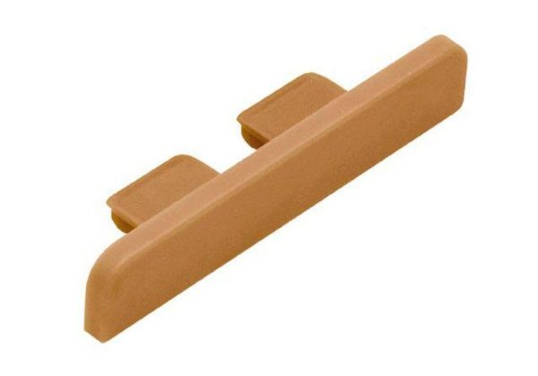 TRE-B END CAP PVC NUT BRN