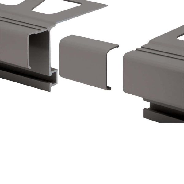 BAR-RAK-RTK CONNECTOR METAL GREY