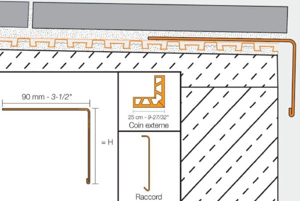 BAR-RW CONNECTOR 3 Inch ALUM BLK BRN - Image 3