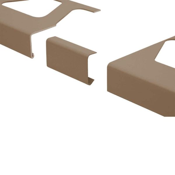 BAR-RW CONNECTOR 1  ALUM LT BEIGE